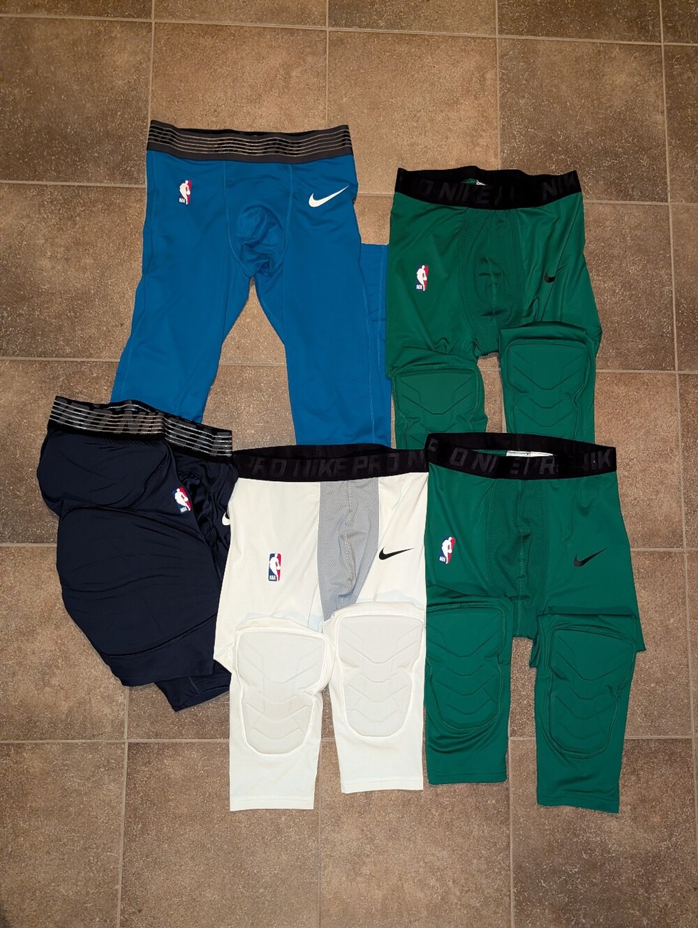 Nike Nba Pro Compression Tights Medium Bundle